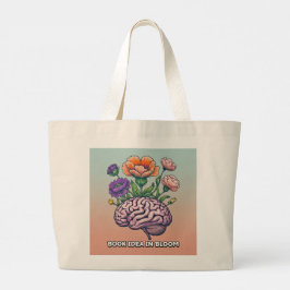 Bok-idé i Bloom Writers Totebag Jumbo Tygkasse