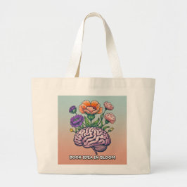Bok-idé i Bloom Writers Totebag Jumbo Tygkasse