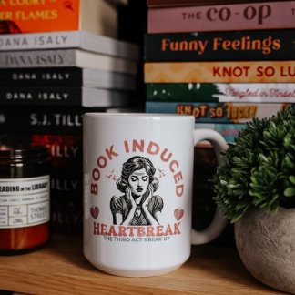 Bok inducerad Heartbroke Mugg