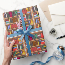 Bok Inpackningspapper, Presentpapper för bibliotek