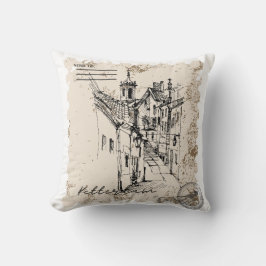 Bok Inspired Decorative Pillow Kudde