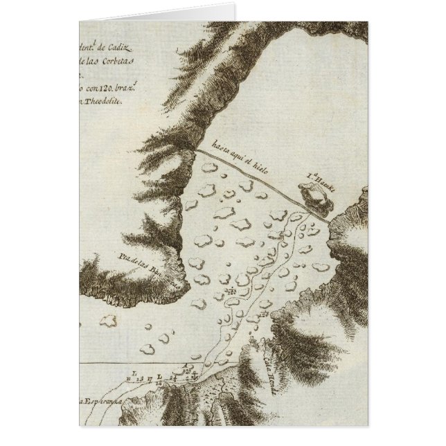 Bok Karta i Alaska Hälsningskort (Framsidan)