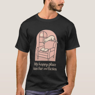 Bok Katt Dam Introvert Tyst Tid Mysig Läsare Mjuk T Shirt