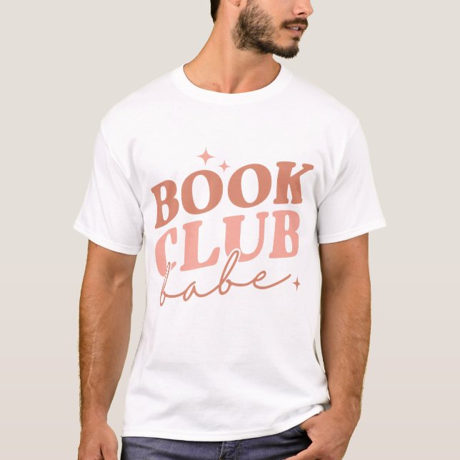 Bok Klubb Babe T Shirt (Framsida)