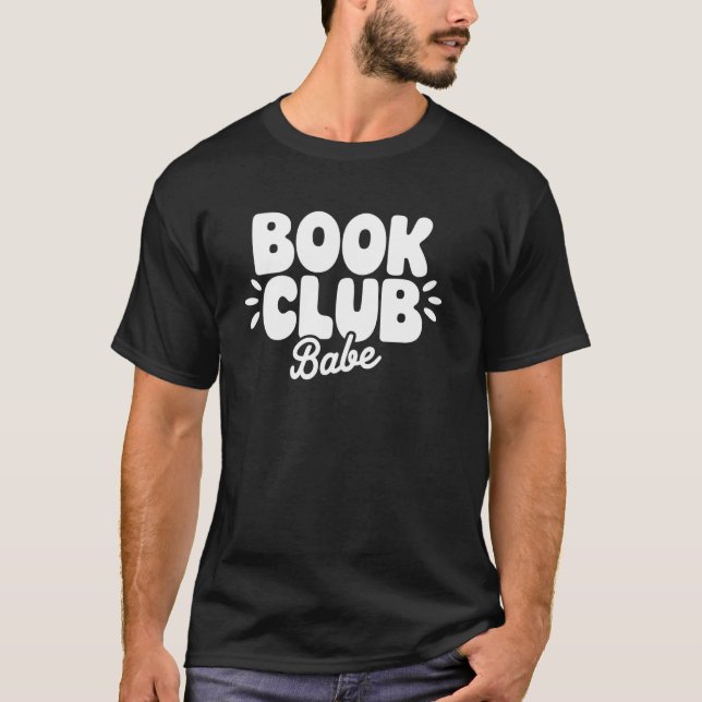 Bok Klubb Babe T Shirt (Framsida)