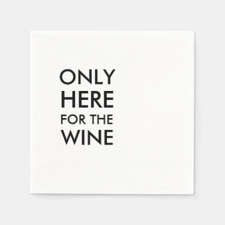 Bok Klubb Cocktail Napkins - endast här för Vin Pappersservett