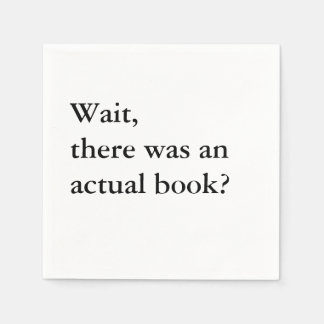 Bok Klubb Cocktail Napkins - vänta Pappersservett