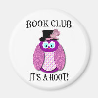 Bok Klubb - Det är ett hoot - Rosa Design
