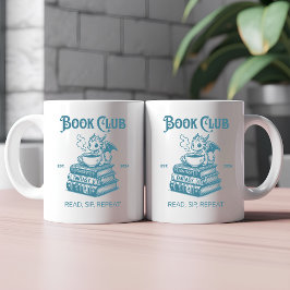 Bok Klubb Fantasy Älskare Kaffemugg