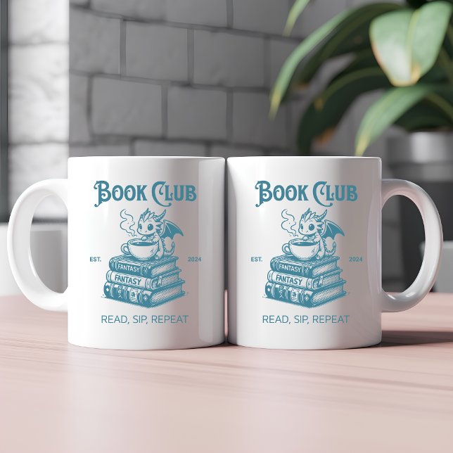 Bok Klubb Fantasy Älskare Kaffemugg (Skapare uppladdad)