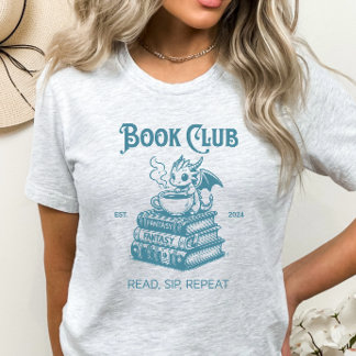 Bok Klubb Fantasy Älskare T Shirt