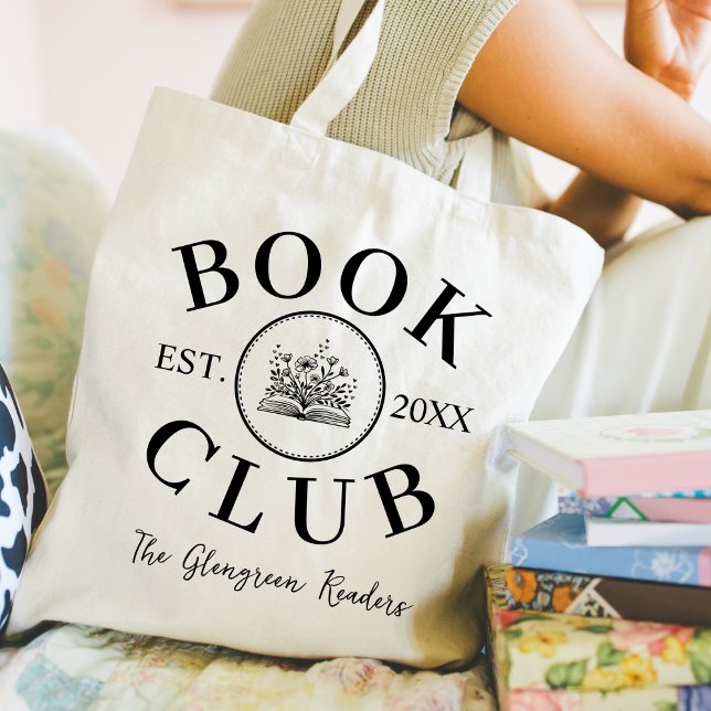 Bok Klubb Gift Personlig Readers to Bag Tygkasse (Skapare uppladdad)