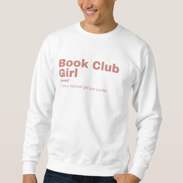 Bok Klubb Girl - Bok Klubb Lång Ärmad Tröja (Framsida)