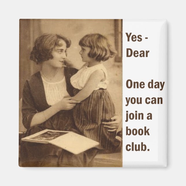 bok klubb mor och dotter magnet (Framsidan)