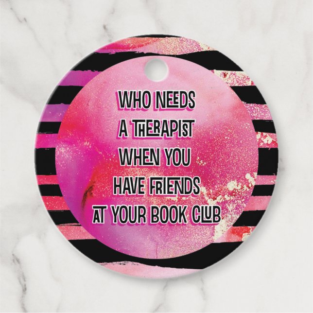 Bok Klubb Namn Funny Bok citat Gåvor Etiketter (Framsida)