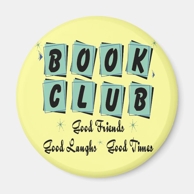 Bok Klubb Retro - Bra Friends, Times and Laughs Magnet (Framsidan)