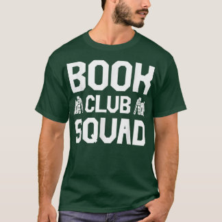 Bok Klubb Squad Reading Bok Älskare 80 T Shirt