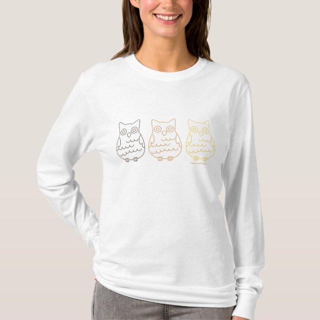 Bok Klubb Uggla Tee Shirt (Framsida)