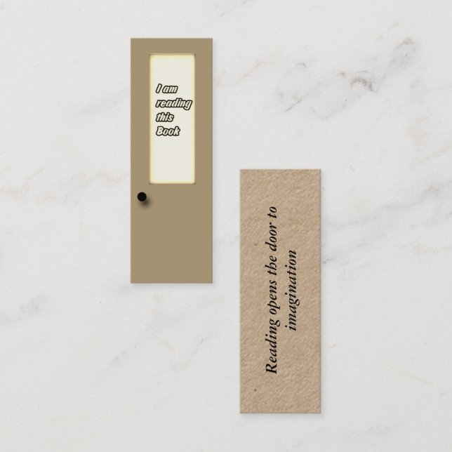 Bok-kort - jag läser det här bok (Fram/baksida)