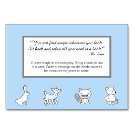 Bok-kort - Magic Quote - Woodland Creates Bordsnummer