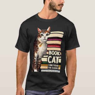 Bok Läsning Studierande Katt Läsare Ung katt T Shirt