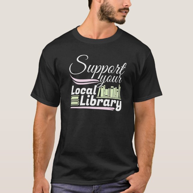 Bok Lässtöd för din lokala Bibliotek 2 T Shirt (Framsida)