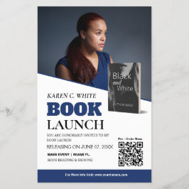 Bok Launch Anpassningsbar Flyer