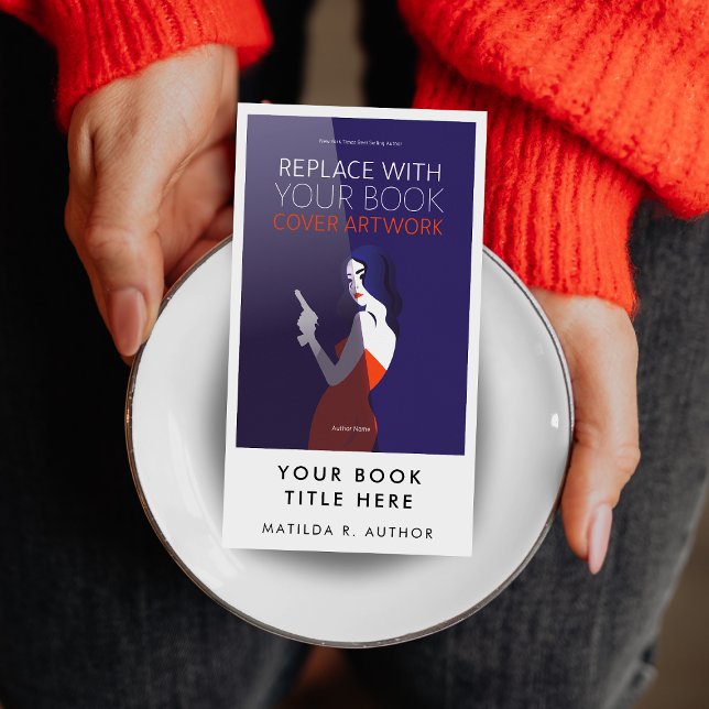 Bok Launch | Författarskydd för teckningar Visitkort (Skapare uppladdad)