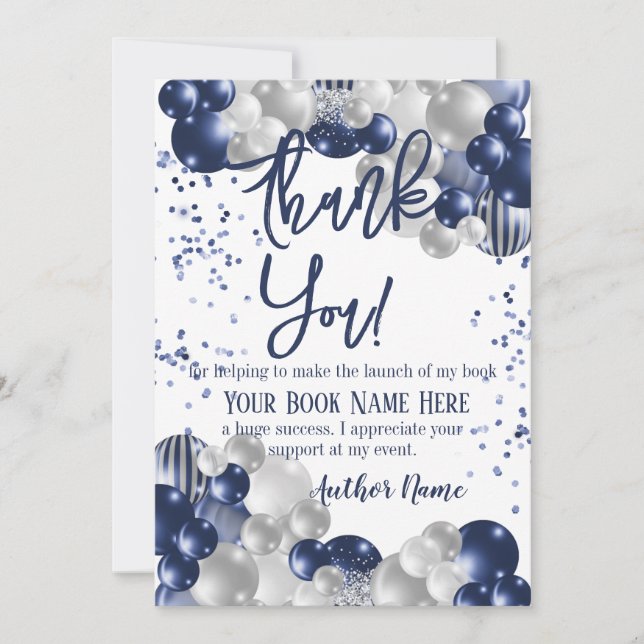 Bok Launch Party Tack Kort (Framsida)