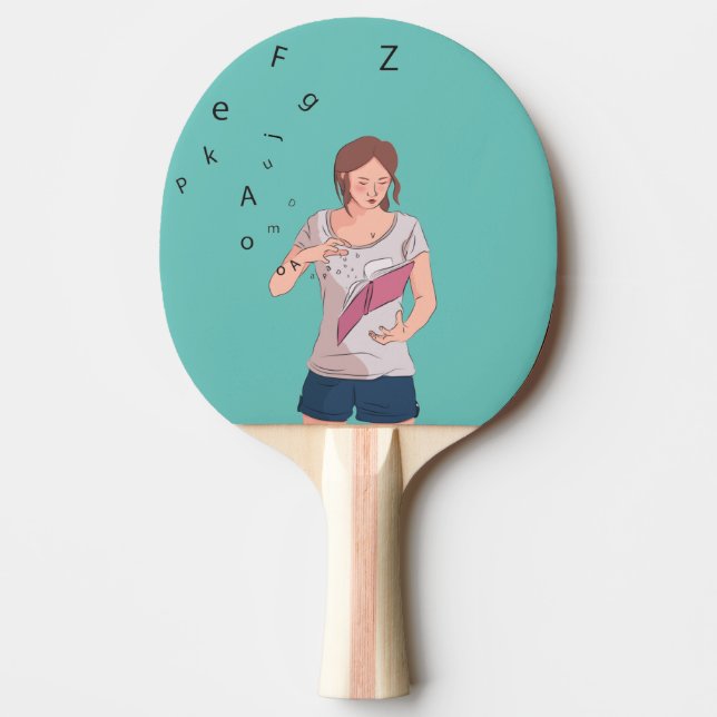 Bok magiker pingisracket (Framsidan)