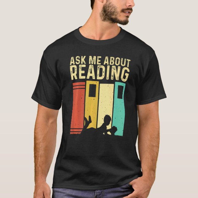 Bok Manar Kvinnor Läsare Bibliotekariker T Shirt (Framsida)