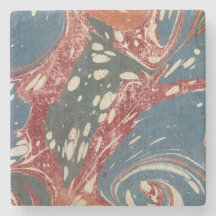 Bok Marble Marble Underlägg