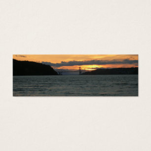 Bok mark - Bron vid Sunset Litet Visitkort