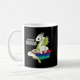 Bok Mask bokmask Dragon Reading Bokar T-Shirt Co Kaffemugg