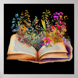 Bok med blommor, Bok Älskare-gift Poster