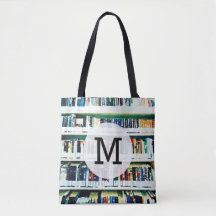 Bok Monogram Bag, bokhyllan bibliotek