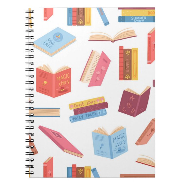 Bok mönster anteckningsbok (Framsidan)