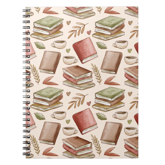 Bok mönster anteckningsbok (Framsidan)