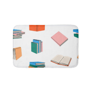 Bok mönster badrumsmatta