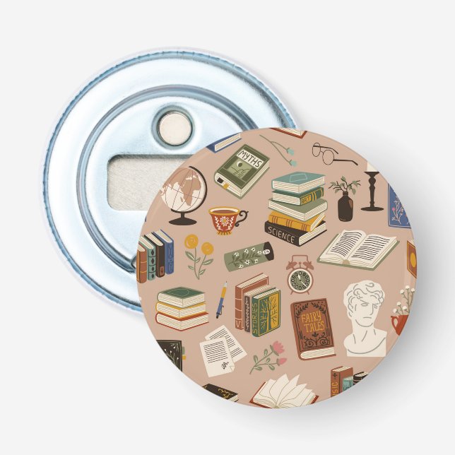 Bok mönster flasköppnare (Framsidan)