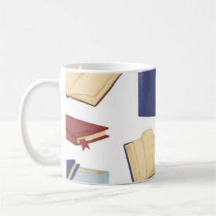 Bok mönster kaffemugg
