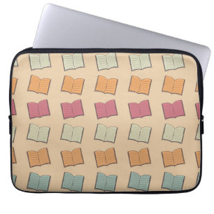 Bok mönster laptop fodral