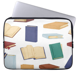 Bok mönster laptop fodral