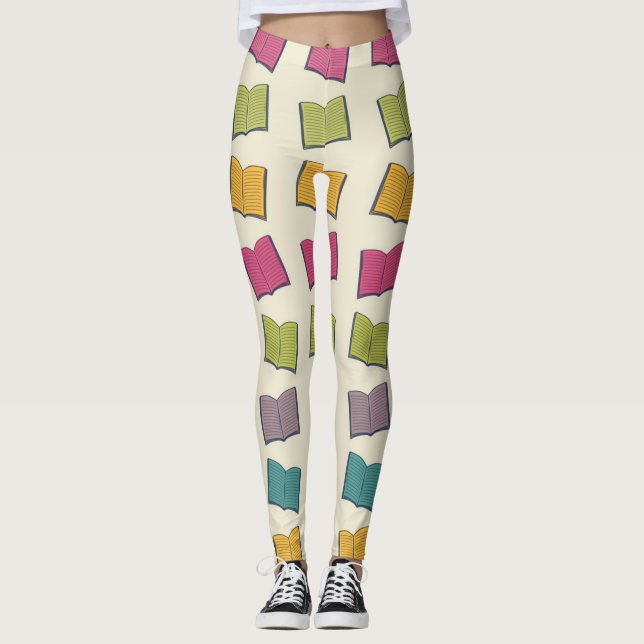 Bok mönster leggings (Framsida)