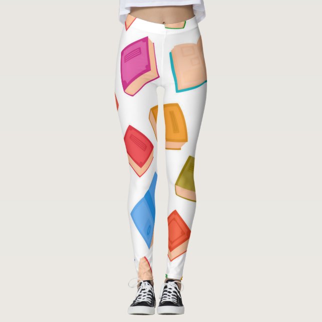 Bok mönster leggings (Framsida)