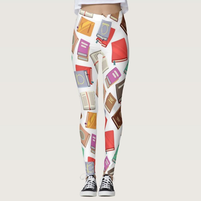 Bok mönster leggings (Framsida)