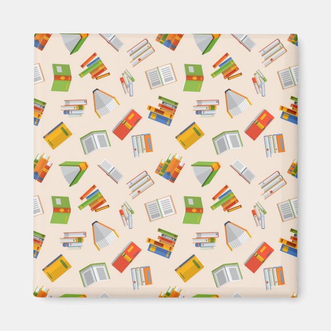 Bok mönster magnet (Framsidan)