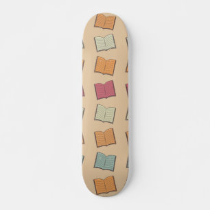 Bok mönster mini skateboard bräda 18,5 cm