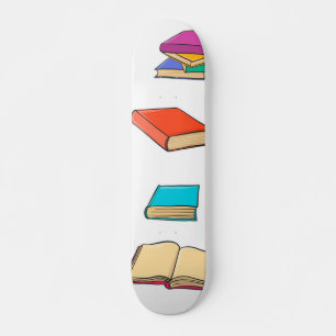 Bok mönster mini skateboard bräda 18,5 cm