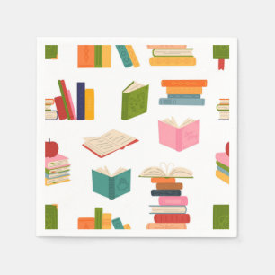 Bok mönster pappersservett